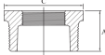 Picture of AAP Galvanised Malleable Hexagon Bush