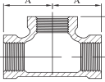 Picture of AAP Galvanised Malleable Equal Tee