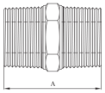 Picture of AAP Galvanised Malleable Hexagon Nipple
