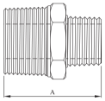 Picture of AAP Galvanised Malleable Hexagon Reducing Nipple