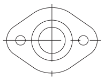 Picture of AAP Galvanised Malleable Flange Oval