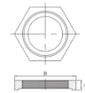 Picture of AAP Galvanised Malleable Backnut