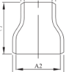 AAP Industries Buttweld Concentric Reducer (X-Stg)-2