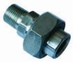 AAP Industries PEAL® Black & Galvanised Mild Steel Male-Female Union-1