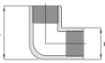 AAP Industries PEAL® Black & Galvanised Mild Steel Female-Female Elbow-3