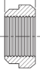 AAP Industries PEAL® Black & Galvanised Mild Steel Hexagon Bush-2