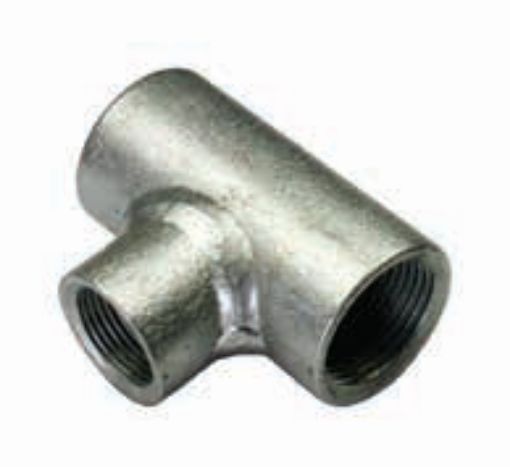 AAP Industries PEAL® Black & Galvanised Mild Steel Reducing Tee-1