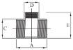 AAP Industries PEAL® Black & Galvanised Mild Steel Reducing Tee-3