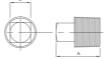 AAP Industries PEAL® Black & Galvanised Mild Steel Square Head Plug-3
