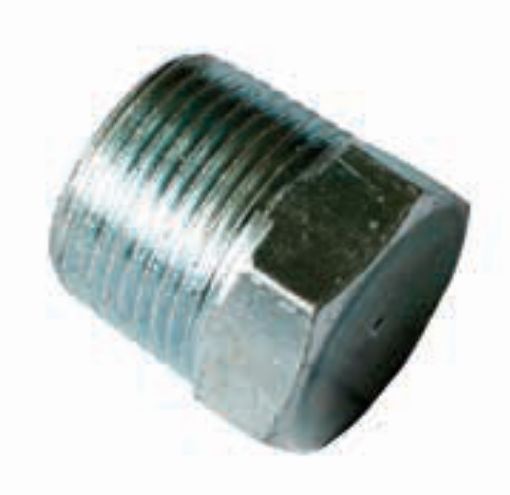 AAP Industries PEAL® Black & Galvanised Mild Steel Hexagon Plug-1