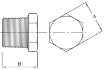 AAP Industries PEAL® Black & Galvanised Mild Steel Hexagon Plug-3