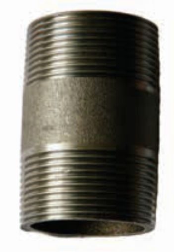 AAP Industries PEAL® Black & Galvanised Mild Steel Barrel Nipple - Continued-1