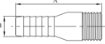 AAP Industries PEAL® Galvanised Mild Steel Combination Nipple-2