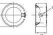 AAP Industries PEAL® Black Mild Steel Metric Shaft Collar-2