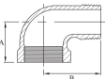 AAP Industries Stainless Steel 90 Deg M/F Elbows-2