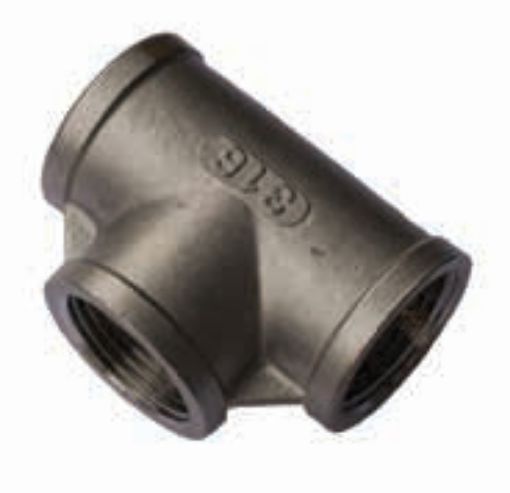 AAP Industries Stainless Steel Equal Tees-1