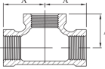 AAP Industries Stainless Steel Equal Tees-2
