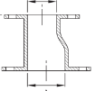 AAP Industries Galvanised Eccentric Flanged Reducer-2