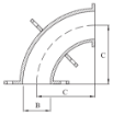 AAP Industries Galvanised Loose Flanged 90 Deg Elbow (SGP)-2