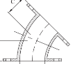 AAP Industries Galvanised Fixed Flanged 45 Deg Elbow (STD)-3