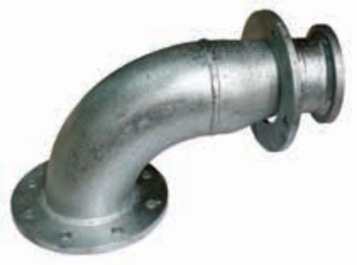 AAP Industries Galvanised Loose Flanged Reducing Elbow-1