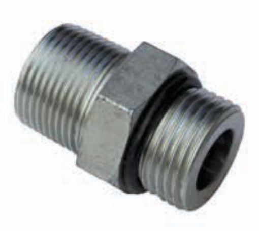 AAP Industries PEAL® Hydraulic Nipple BSPT x UNO Male-1
