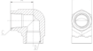 AAP Industries PEAL® Hydraulic Elbow BSPT-3