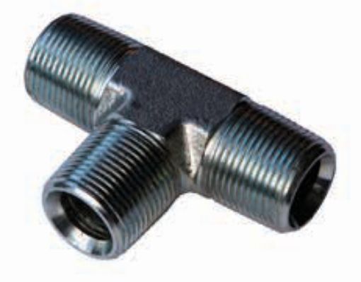 AAP Industries PEAL® Hydraulic Tee BSPT Male-1