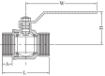 AAP Industries DR Brass Ball Valve-2