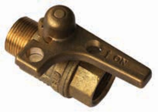AAP Industries DR M/F Brass Ball Valve C/W Locking T Handle-2