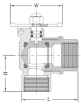 AAP Industries DR Brass Right Angle Ball Valve C/W Round Handle (Stainless Steel Ball)-3