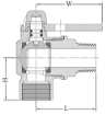 AAP Industries DR Brass Right Angle Ball Valve M/F C/W T-Lever (Stainless Steel Ball)-3