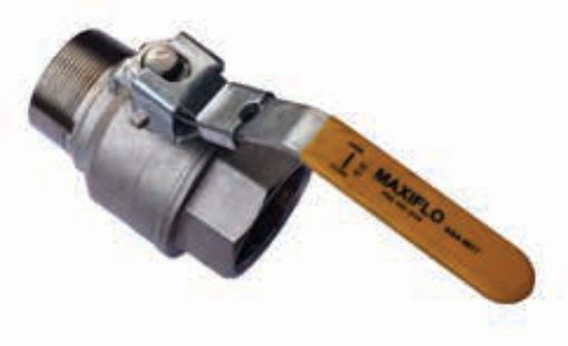 AAP Industries Gas Brass Lockable Ball Valve M/F-2