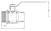 AAP Industries General Purpose M/F Brass Ball Valve-3