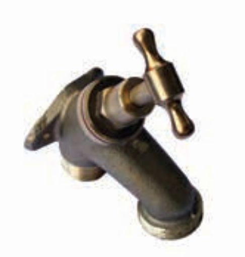 AAP Industries Brass Hose Cock Wall Mount-1