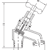 AAP Industries Brass Hose Cock Wall Mount-2