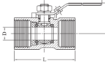 AAP Industries Stainless Steel Ball Valve (1 PCE) - Maxiflo-3