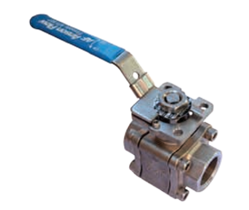 AAP Industries-AAP Industries 3 PCE Class 800 Fire Safe Ball Valve - Stainless 316 & Carbon Steel-7137