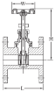 AAP Industries Brass Flanged Gate Valve-2