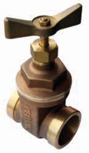 AAP Industries Bronze Shouldered Gate Valve (T - Lever)-1