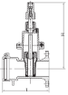 AAP Industries Resilient Seat Gate Valve Anti-Clockwise Table C-3
