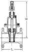 AAP Industries Resilient Seat Gate Valve Anti-Clockwise Table E-3