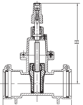 AAP Industries Resilient Seat Socket End Gate Valve Clockwise-4