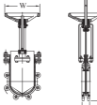 AAP Industries Stainless Steel Knife Gate Valve - Retainer Type (Table E)-3