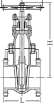 AAP Industries Cast Iron Flanged Solid Wedge Disc Gate Valve Non- Rising Stem (Table D)-3