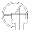 AAP Industries Lugged Butterfly Valve with Gear-Op and Stainless Steel Disc-3