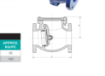 AAP Industries Resilient Seat Flanged Swing Check Valve (Table D)-2