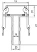 AAP Industries Type C Camlock - Female Camlock X Male Hosebarb Aluminium Camlock Hose Fittings-3
