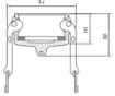 AAP Industries Type DC Camlock - Dust Cap Aluminium Camlock Hose Fittings-3
