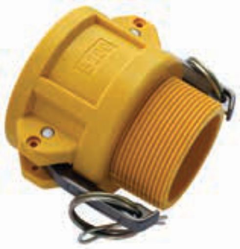 AAP Industries Type B Camlock - Female Camlock X Male BSP Nyglass Camlock Hose Fittings-1
